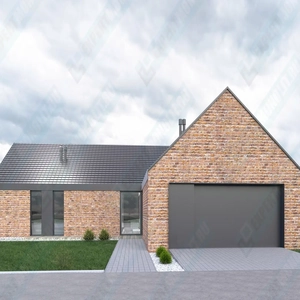 Гостевой одноэтажный монолитный дом с гаражом ОДМР 164 Гостевой одноэтажный монолитный дом с гаражом ОДМР 164