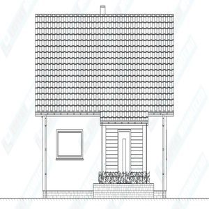 Фасад дома 1 проекта №100