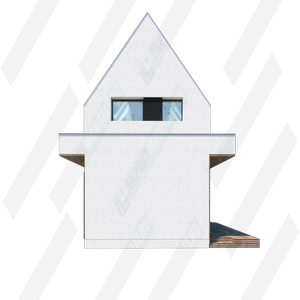 Фасад дома 4 проекта №166