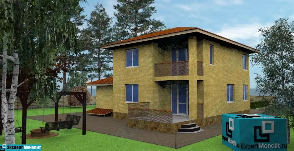 Дом из бетона ДМР-03 вид 5