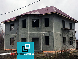 строительство стен и домов из бетона под ключ