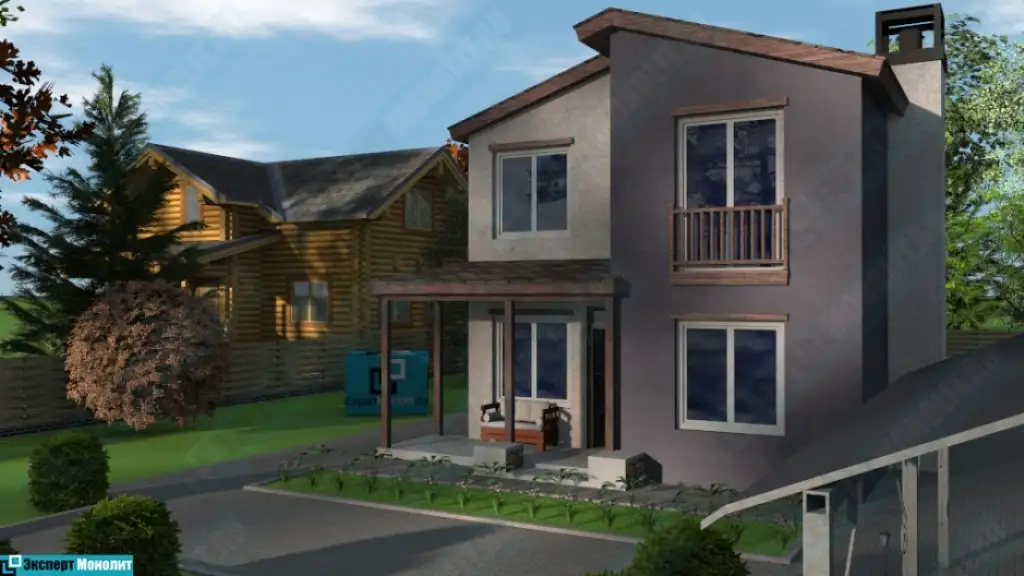 Строительство небольшого дома ДМР-09 - вид 3