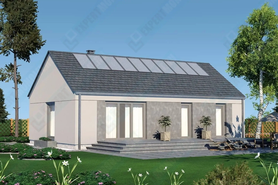 Частный загородный дом фото 1 проекта №103