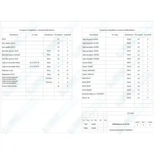 Водоснабжение и канализация - спецификация оборудования
