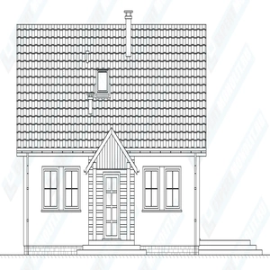 Фасад дома 1 проекта №102
