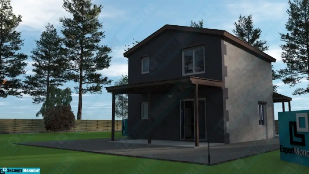 Строительство небольшого дома ДМР-09 - вид 5