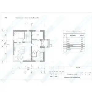 Архитектурный раздел - план этажа