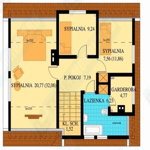 План дома 2 проекта №105