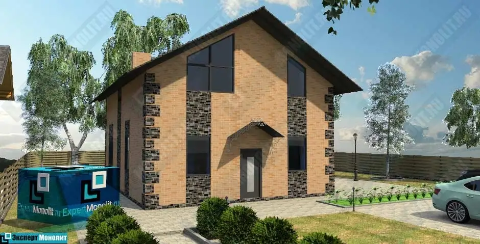 Монолитный дом ДМР-01 - вид 1