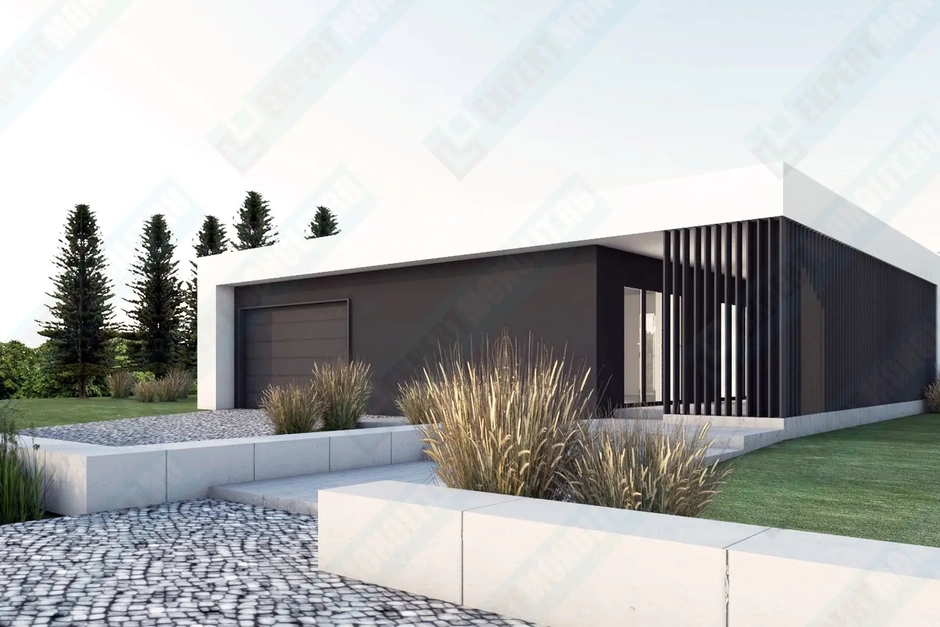 Частный загородный дом фото 1 проекта №163