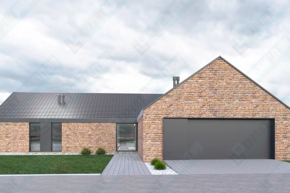 Частный загородный дом фото 1 проекта №164