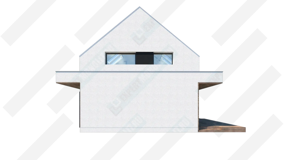 Фасад дома 4 проекта №166