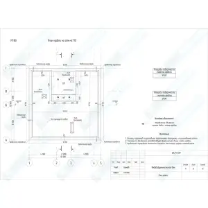 Архитектурный раздел - план кровли