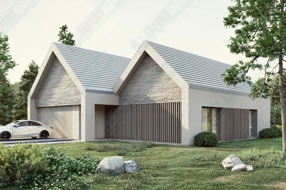 Частный загородный дом фото 1 проекта №107