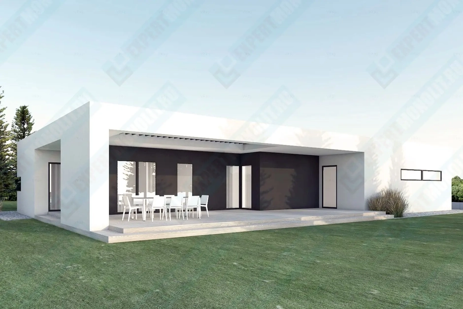 Частный загородный дом фото 2 проекта №163