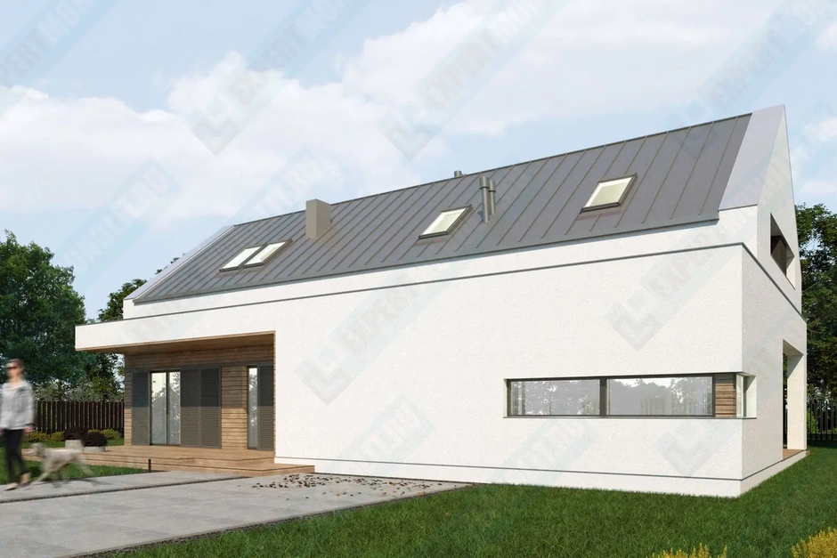 Частный загородный дом фото 2 проекта №166