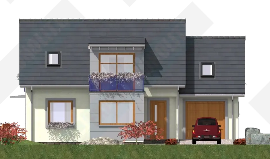 Фасад дома 1 проекта №130