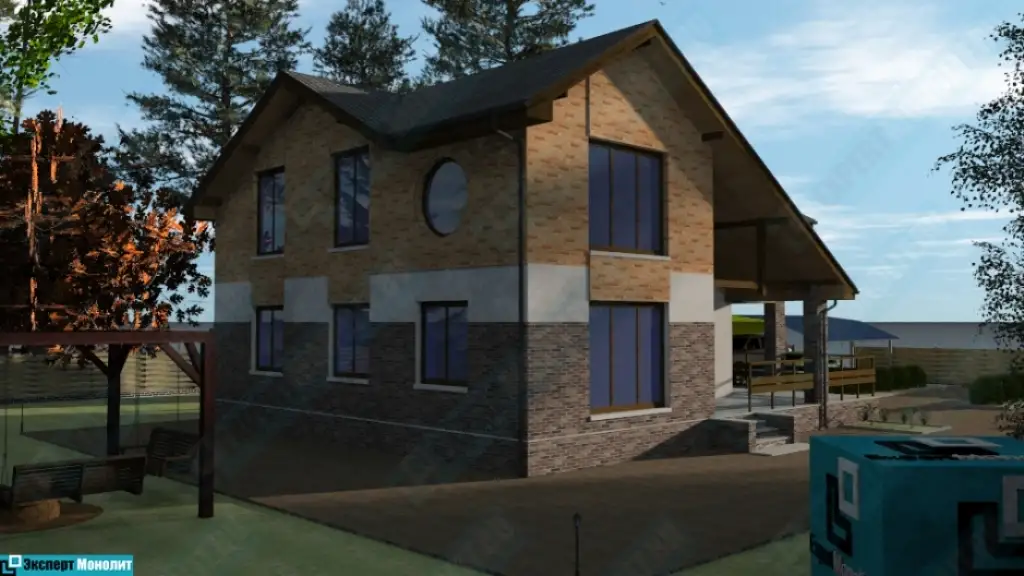 Бетонный дом ДМР-04 вид 5