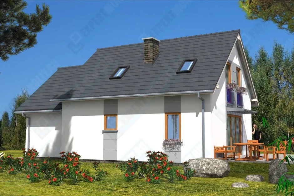 Частный загородный дом фото 4 проекта №130