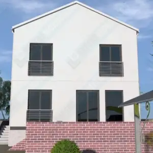 Строительство дома в скандинавском стиле из бетона ДМР-06 вид 2