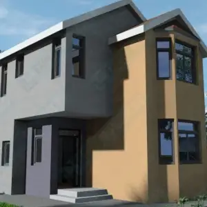 Двухэтажный дом на заказ ДМР-10 - вид 2