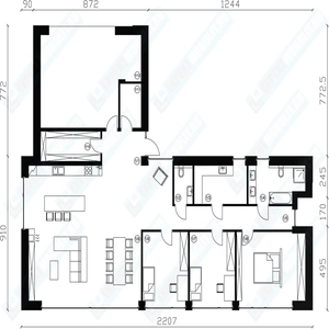 План дома 1 проекта №164